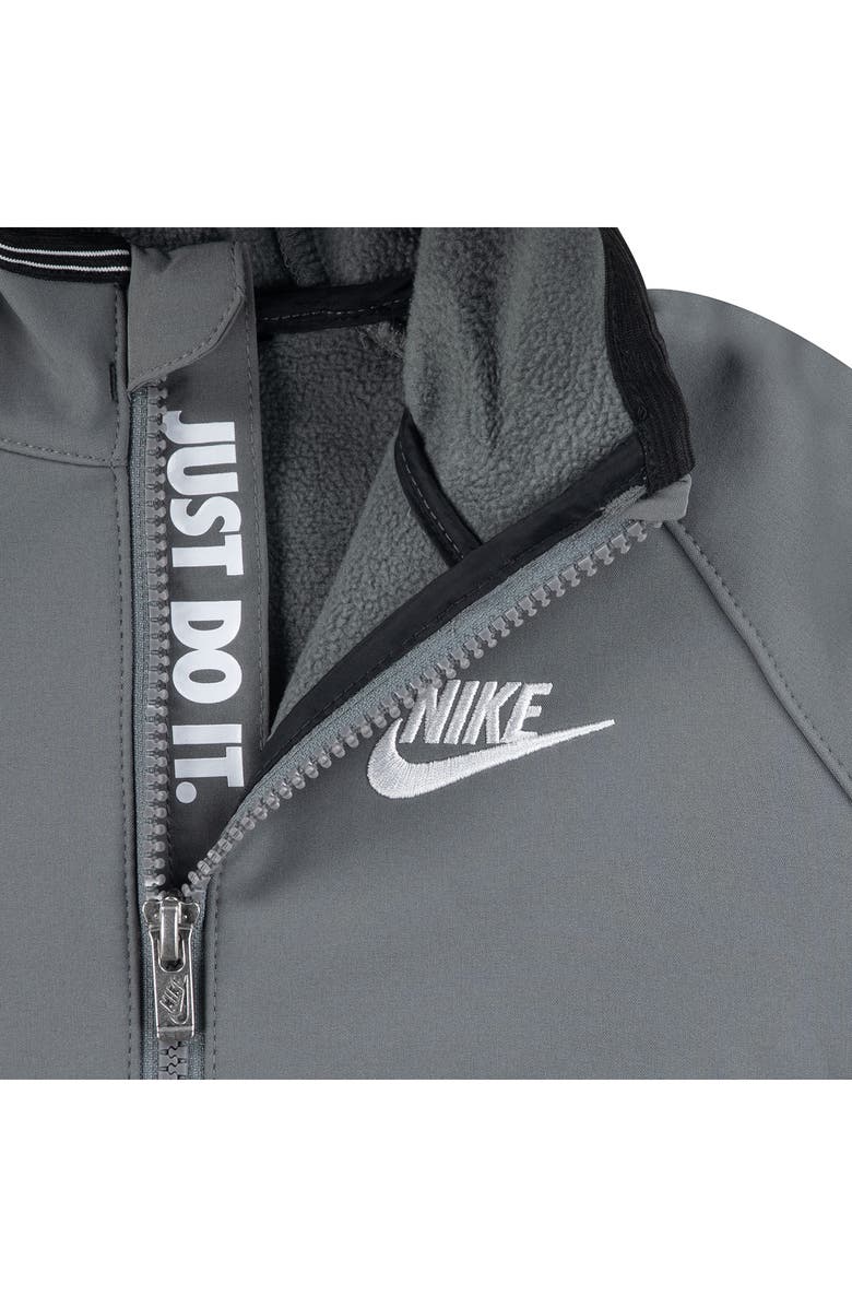 Nike Kids' Futura Soft-Shell Jacket, Alternate, color, Smoke Grey