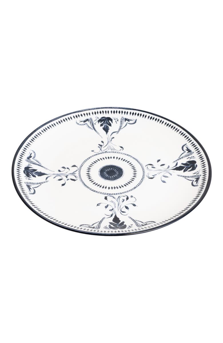 LEMIEUX ET CIE Bruges Porcelain 4-Piece Dinner Plate Set, Main, color, Blue