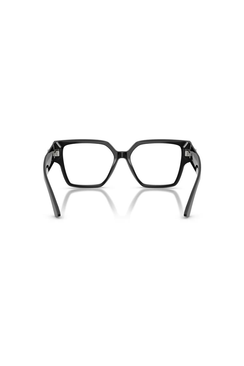 53mm Square optical glasses, Alternate, color, Black