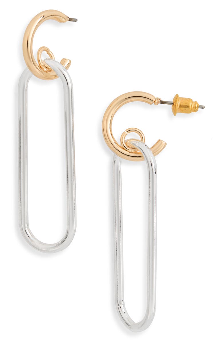 NORDSTROM RACK Oval Ring Drop Earrings, Main, color,