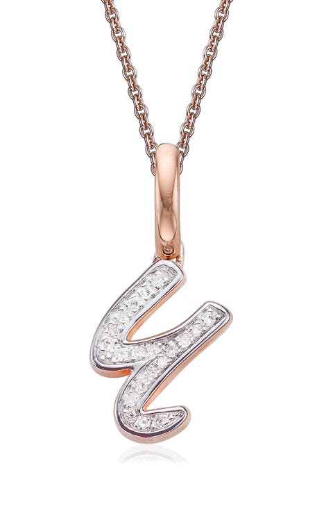 Diamond Initial Pendant Charm (Nordstrom Exclusive)