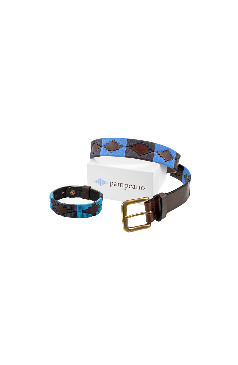 pampeano Bracelet - Azules Stitching, Alternate, color, 