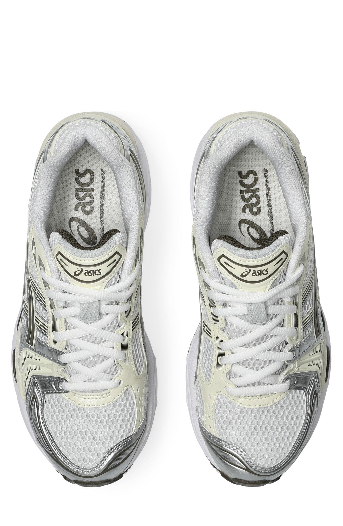 ASICS<sup>®</sup> Gender Inclusive GEL-KAYANO<sup>®</sup> 14 Sneaker, Alternate, color, White/ Ivory