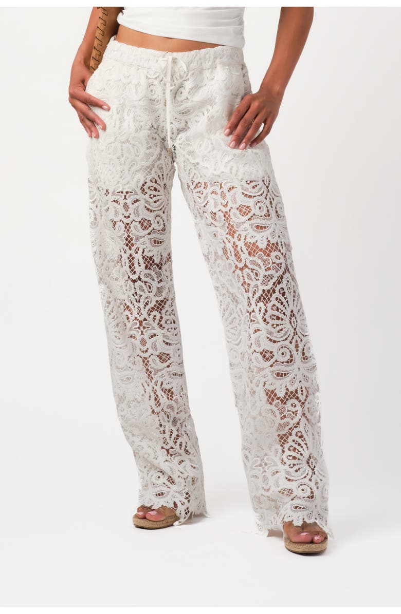 Calypso St. Barth Brie Pants, Main, color, White