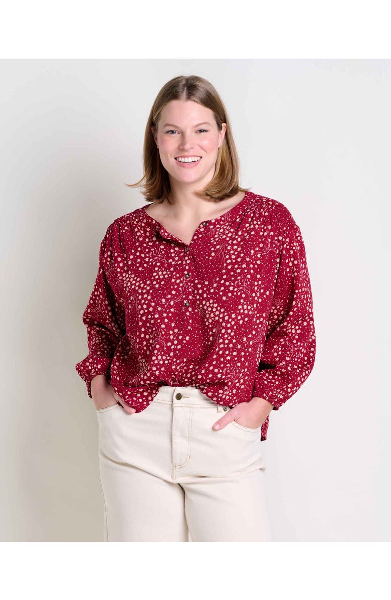 Toad & Co Manzana Long Sleeve Peasant Top, Alternate, color,