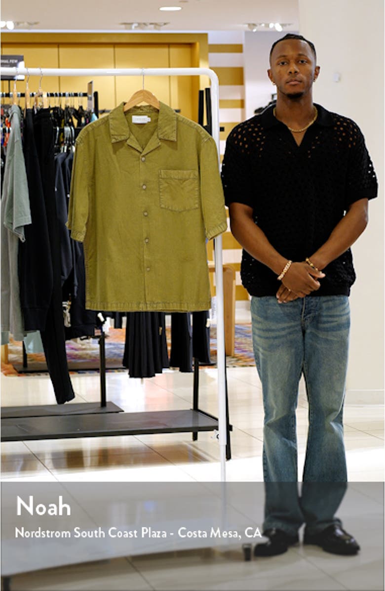 Washed Cotton Camp Shirt, sales video thumbnail