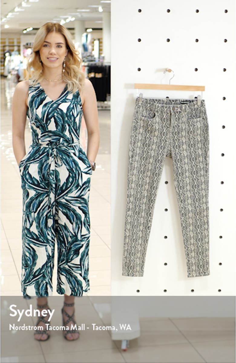 Snake Print Skinny Jeans, sales video thumbnail