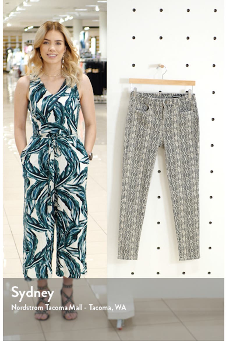 Snake Print Skinny Jeans video