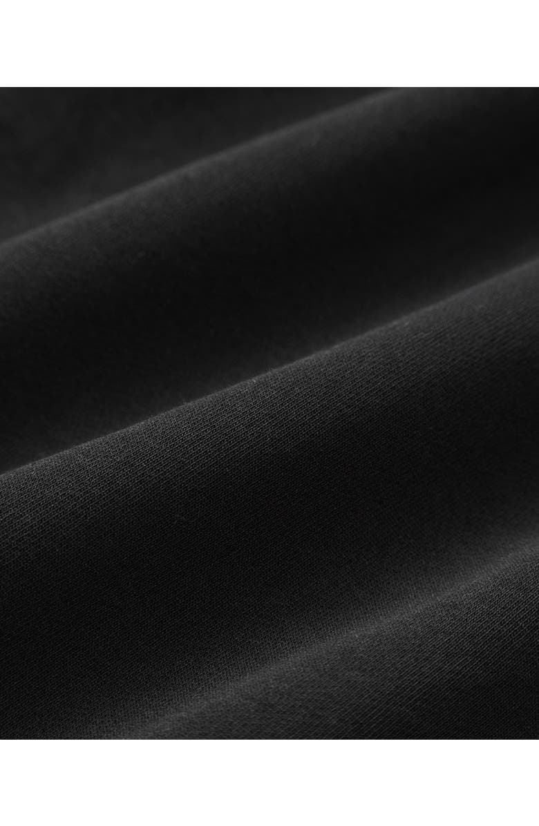 Pact Organic Cotton Cloud Brushed Fleece Crew Sweatshirt, Alternate, color, Black