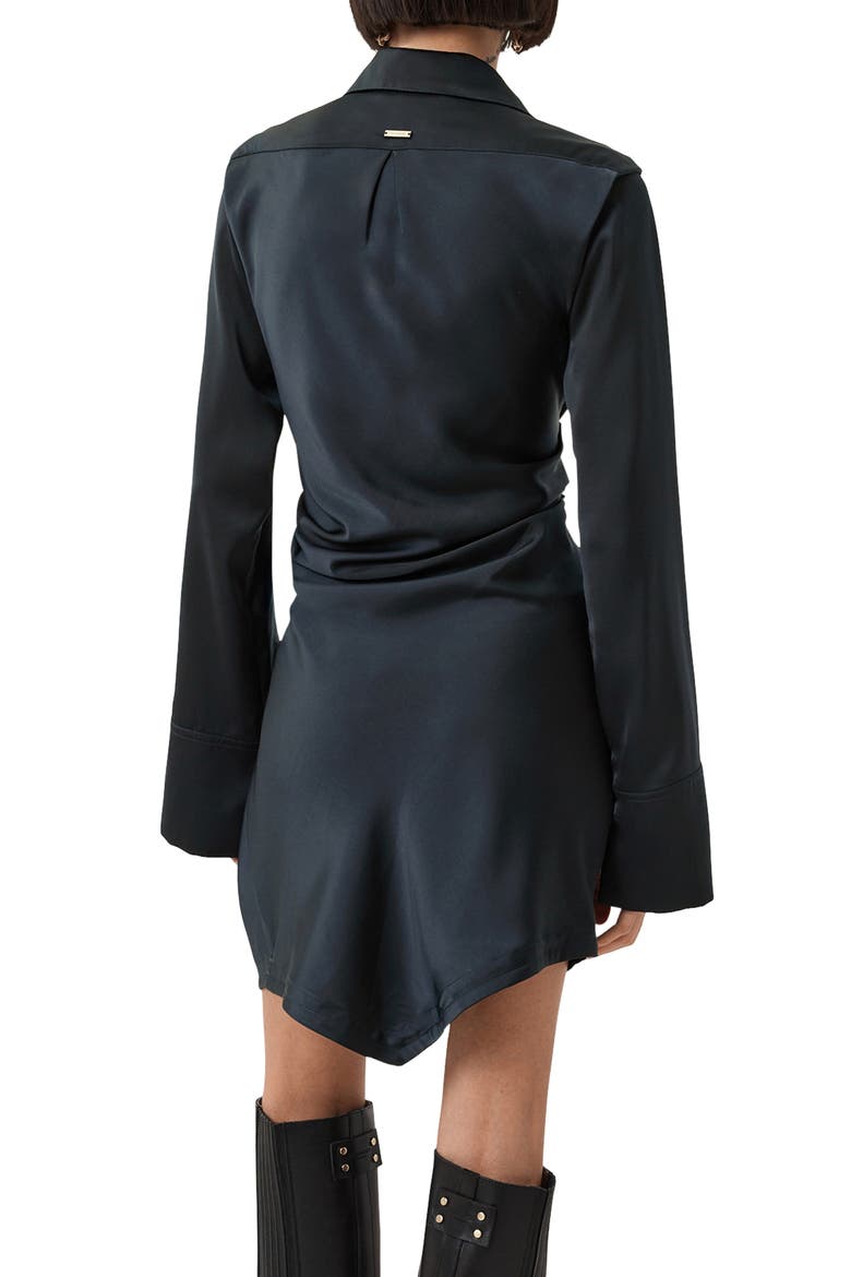Tira Long Sleeve Mini Shirtdress, Alternate, color, COLLEGIATE BLUE