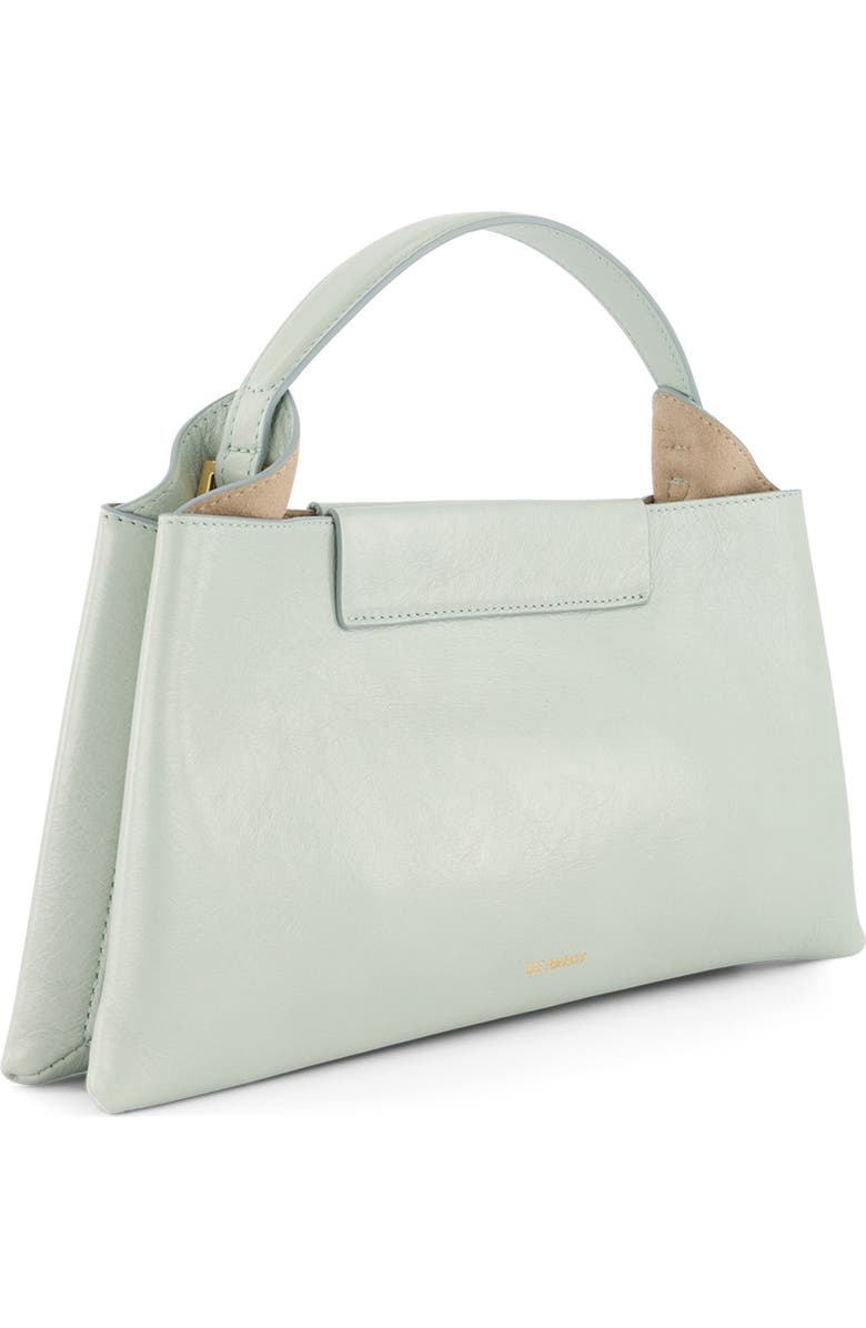 Ree Projects Elieze Baguette Leather Top Handle Bag, Alternate, color, Ice Blue