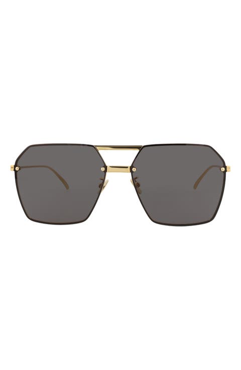 61mm Aviator Sunglasses