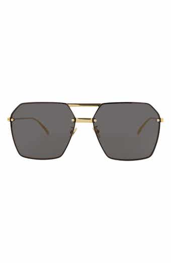Bottega Veneta 61mm Aviator Sunglasses
