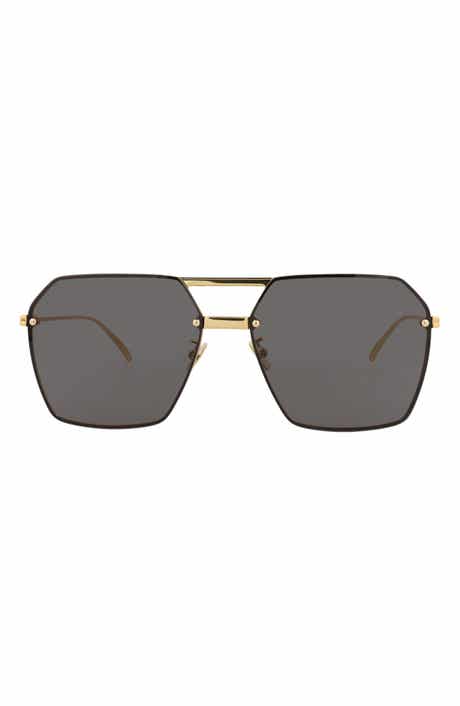 Bottega Veneta 61mm Aviator Sunglasses