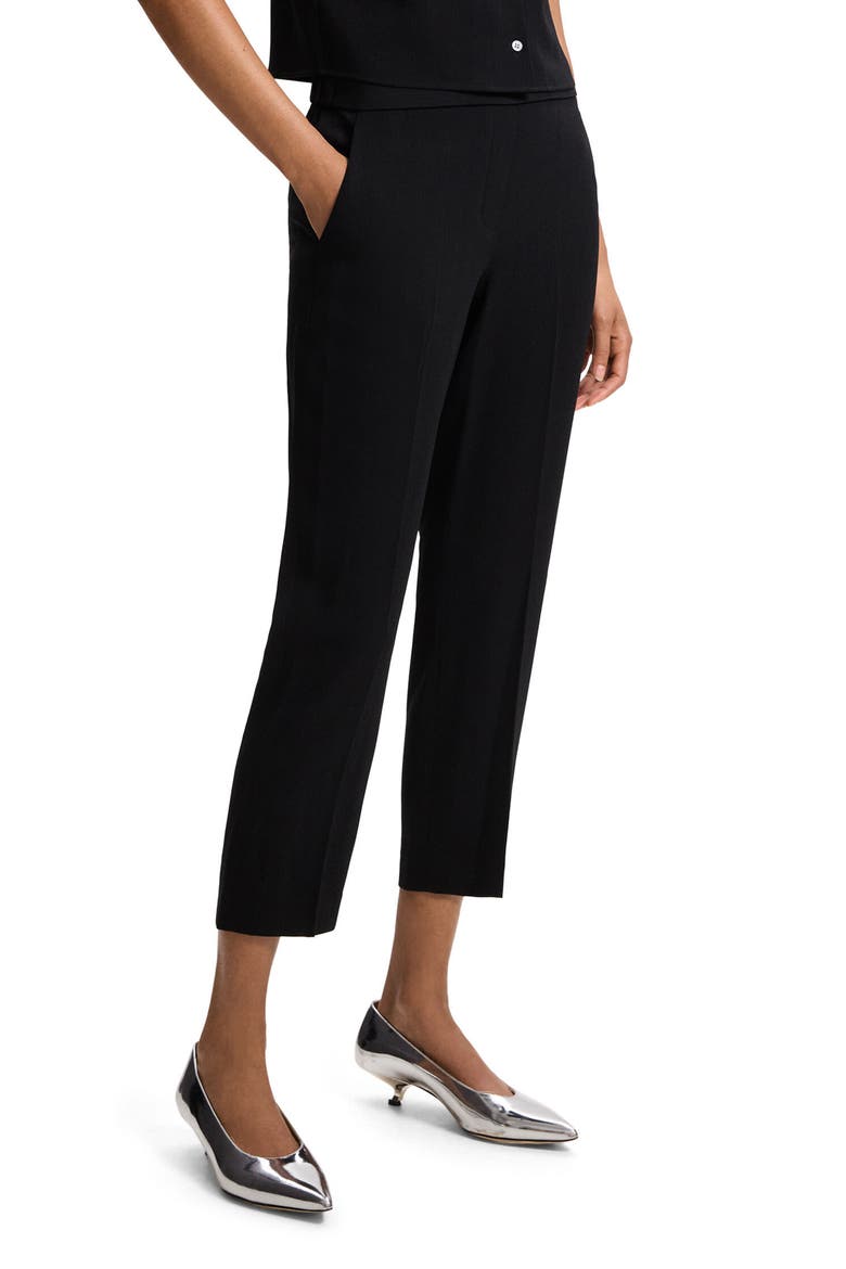 Treeca Admiral Pull-On Crop Pants, Alternate, color, BLACK