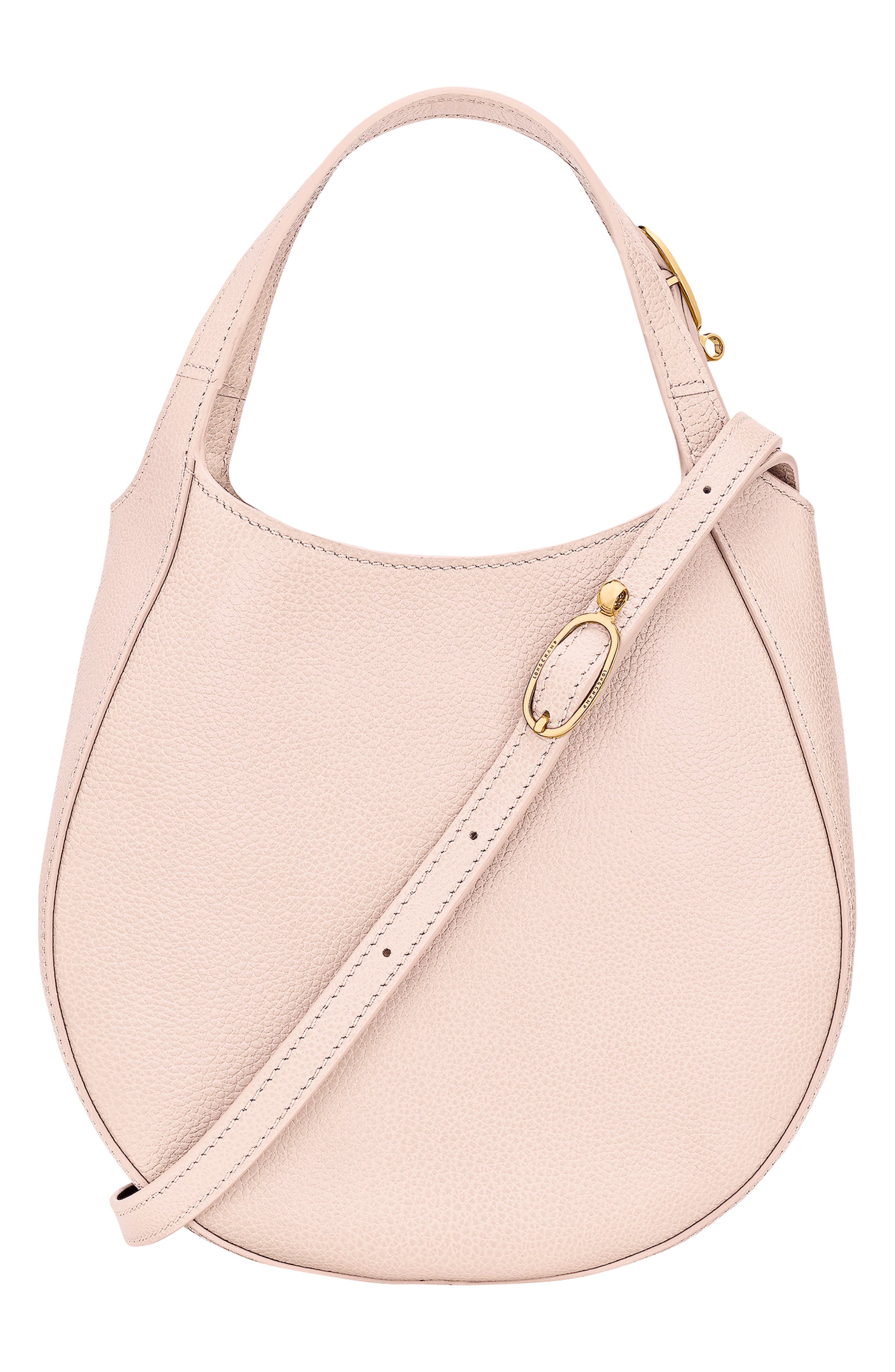 Le Foulonné Leather Top Handle Crossbody Bag, Alternate, color, CREAM