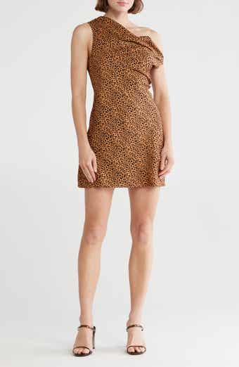 Lush Draped One Shoulder Minidress