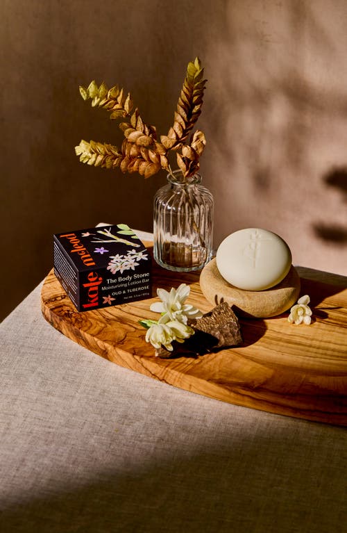Kate Mcleod Oud & Tuberose Body Stone In Transparent