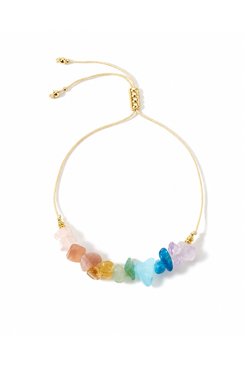 Rock Candy Slide Bracelet, Main, color, Gold