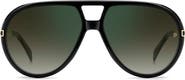 David Beckham Eyewear Voyager 61mm Pilot Sunglasses