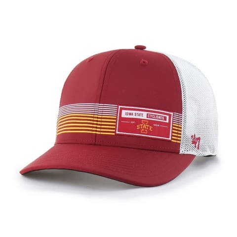 Men's '47  Cardinal Iowa State Cyclones Rangefinder brrr Trucker Adjustable Hat