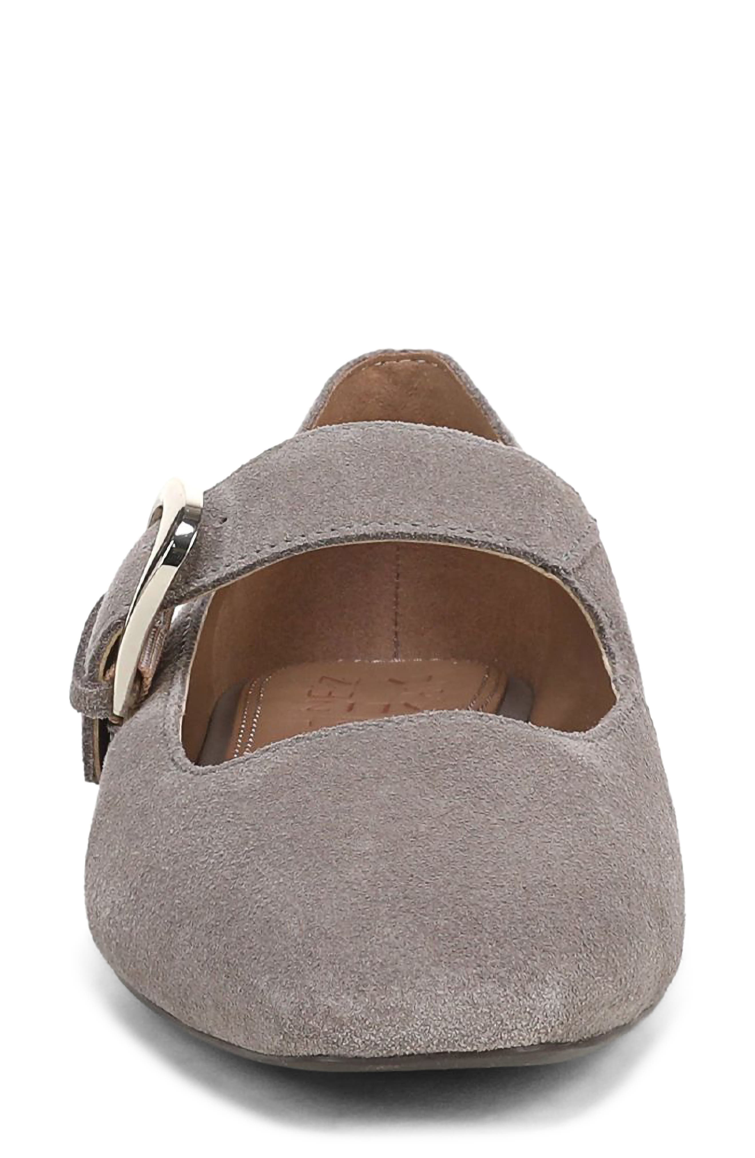 Cosmic Mary Jane Flat (Women)- Wide Width Available, Alternate, color, STONE GREY SUEDE