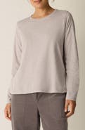 Eileen Fisher Organic Cotton Long Sleeve T-Shirt