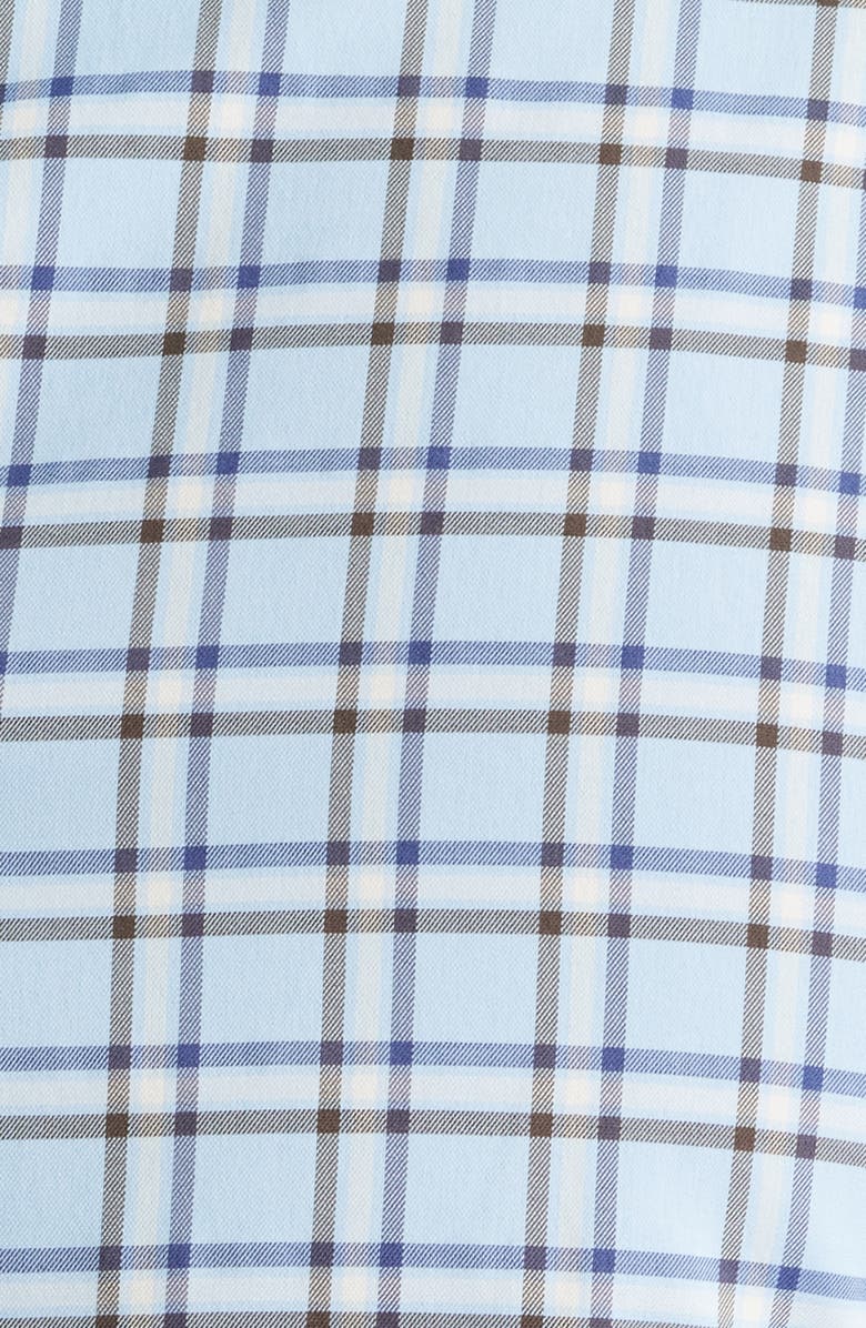 johnnie-O Jaden Check Stretch Button-Up Shirt, Alternate, color, Maliblu