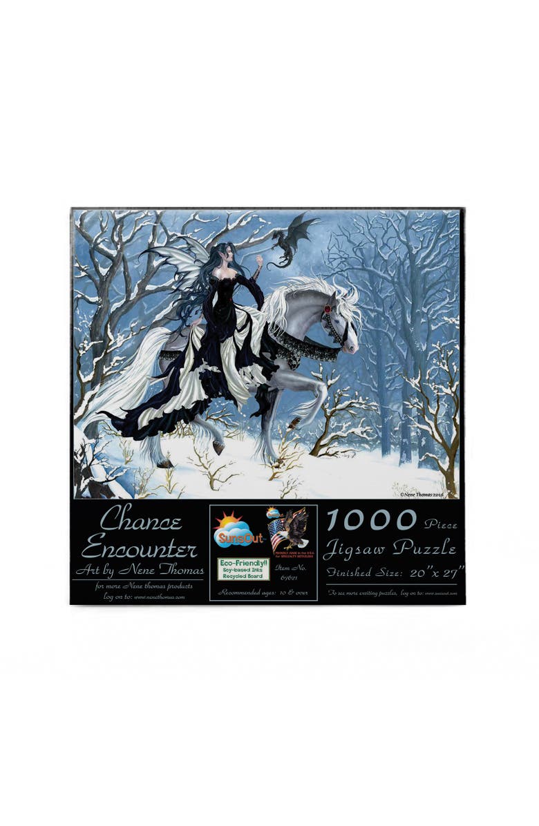 Sunsout Chance Encounter 1000 piece Jigsaw Puzzle for Adults, Alternate, color, Multicolor