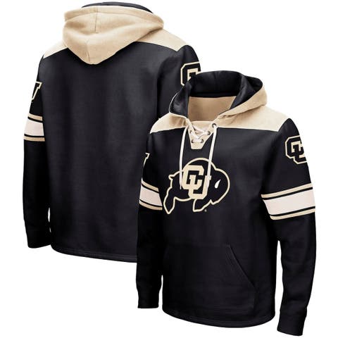 Men's Colosseum Black Colorado Buffaloes 2.0 Lace-Up Hoodie