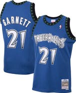 Mitchell & Ness Men's Mitchell & Ness Kevin Garnett Blue Minnesota Timberwolves 2001/02 Hardwood Classics Swingman Jersey