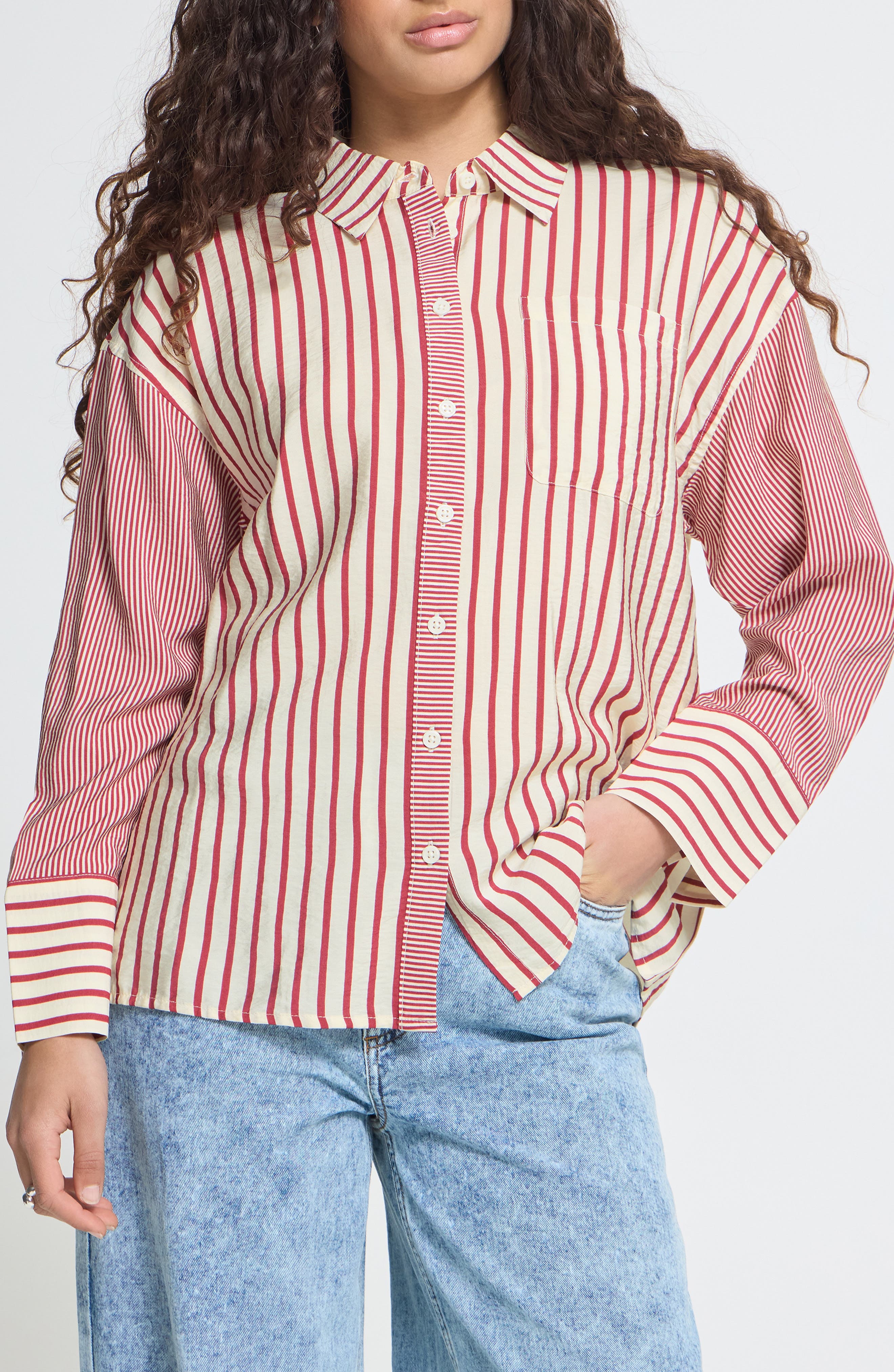 selected RHODODENDRON/WHITE STRIPE