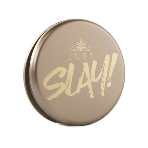 Slayssentials "Just Slay" Compact Mirror - Dual Mirrors, 2X Magnification