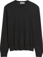 Canali Wool, Silk & Cashmere Crewneck Sweater
