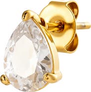 REBL Pear Cubic Zirconia Stud Earrings