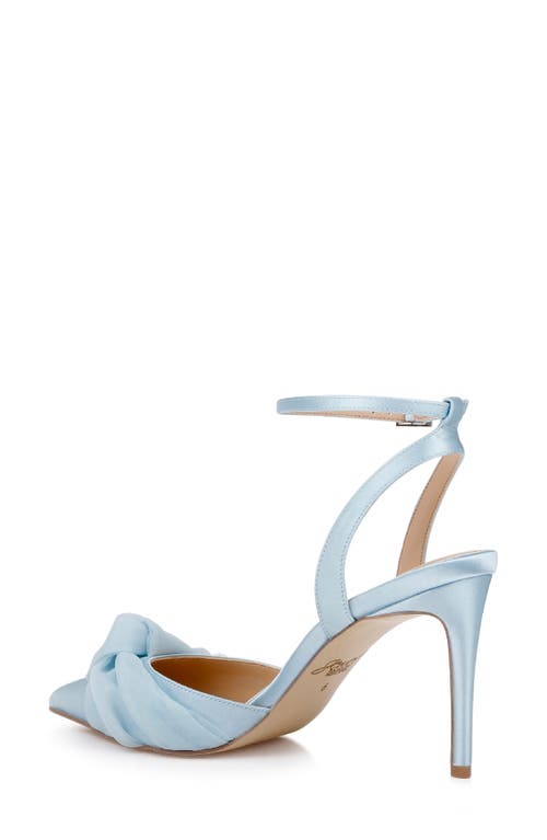 Jewel Badgley Mischka Federica Ankle Strap Pointed Toe Pump