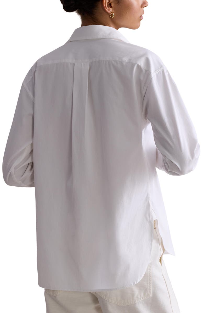 Polo Ralph Lauren Relaxed Fit Cotton Button-Up Shirt, Alternate, color, White