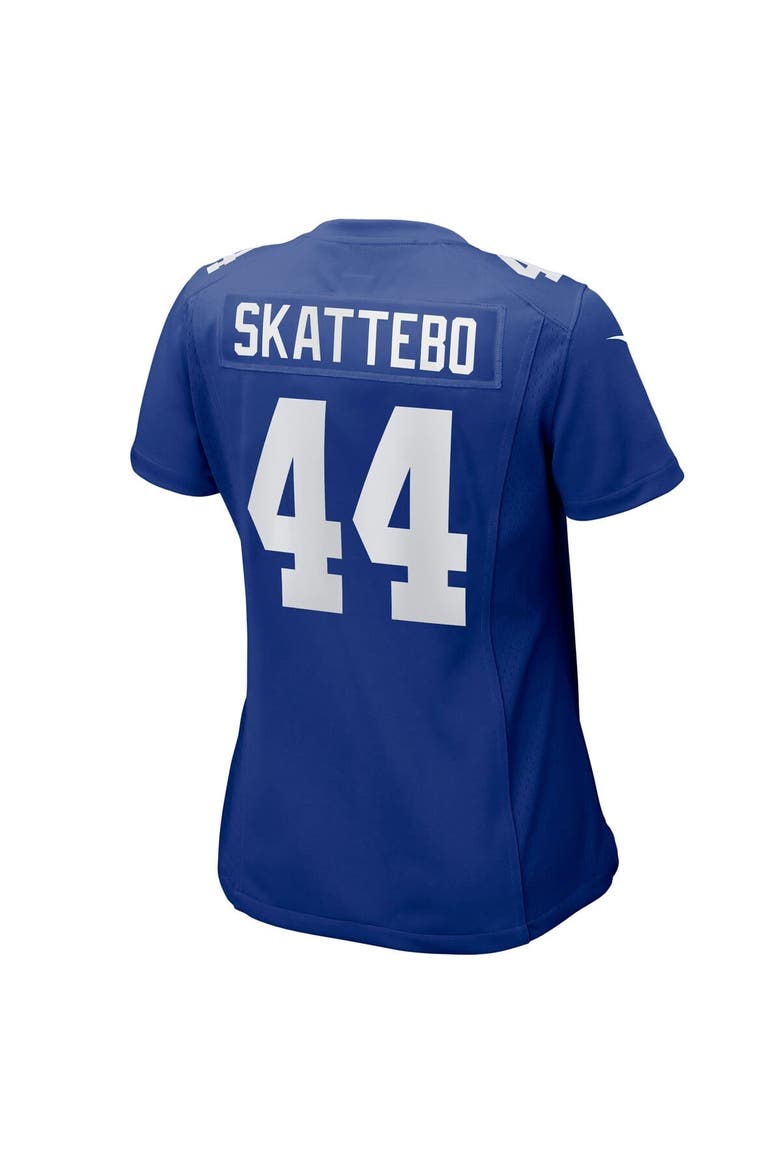 Women's Nike Cam Skattebo Royal New York Giants Team Game Player Jersey, Alternate, color, Royal