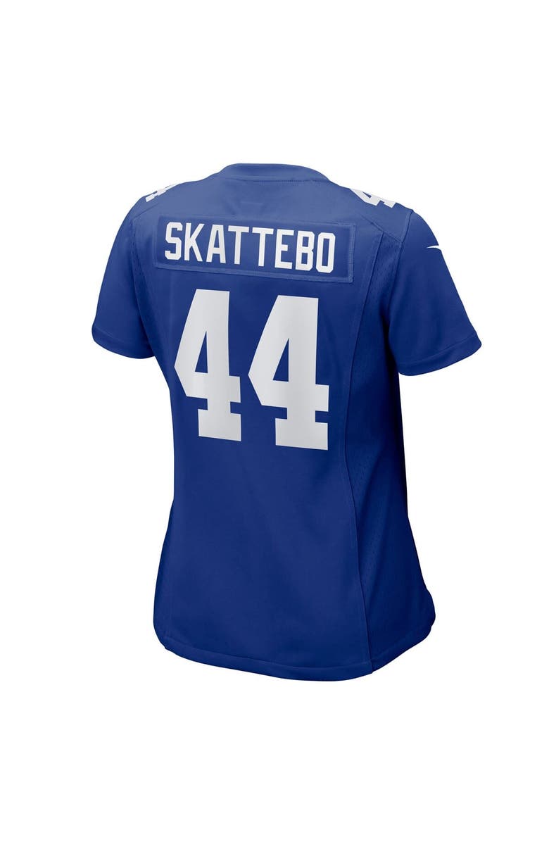 Nike Women's Nike Cam Skattebo Royal New York Giants Team Game Player Jersey, Alternate, color, Royal