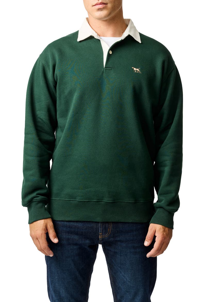 Otago Rugby Shirt, Main, color, FOREST