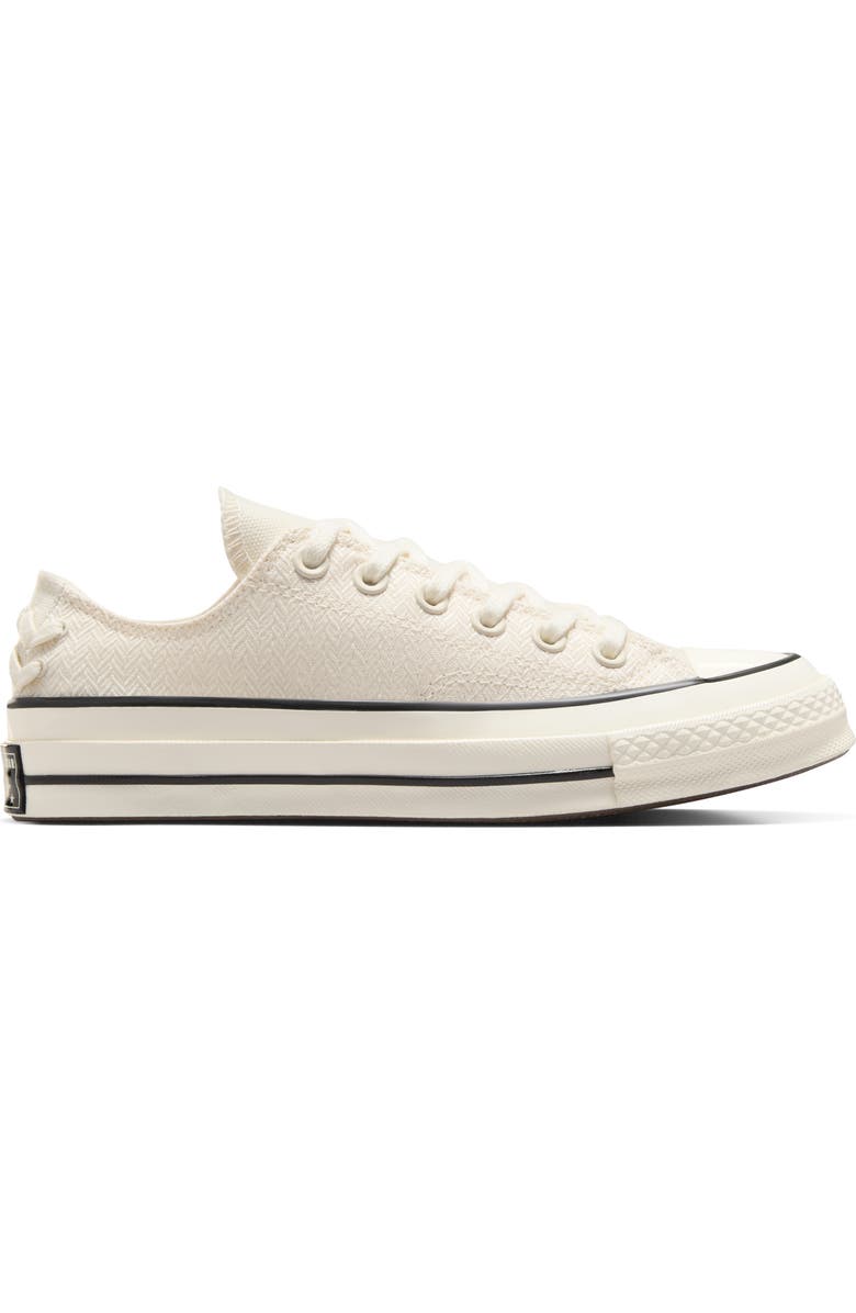 Converse Chuck 70 Canvas Sneaker, Alternate, color, Egret/ Black/ Egret