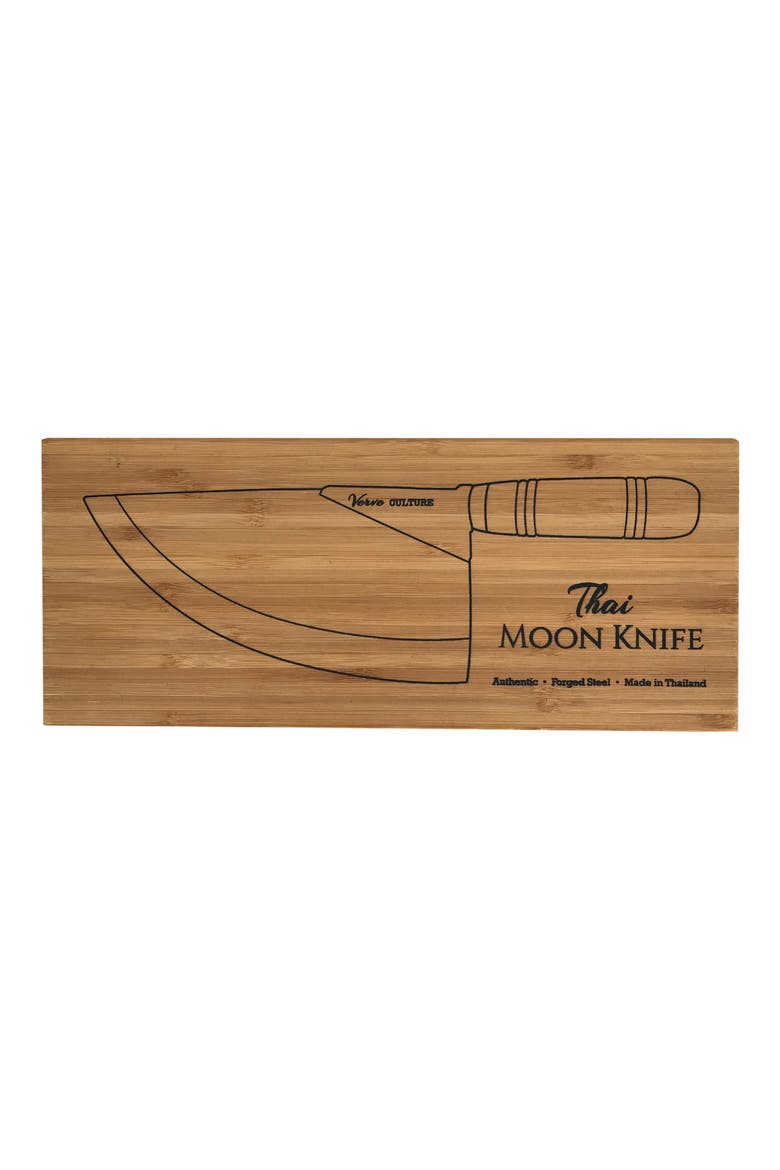 Thai Moon Knife, Alternate, color, BROWN