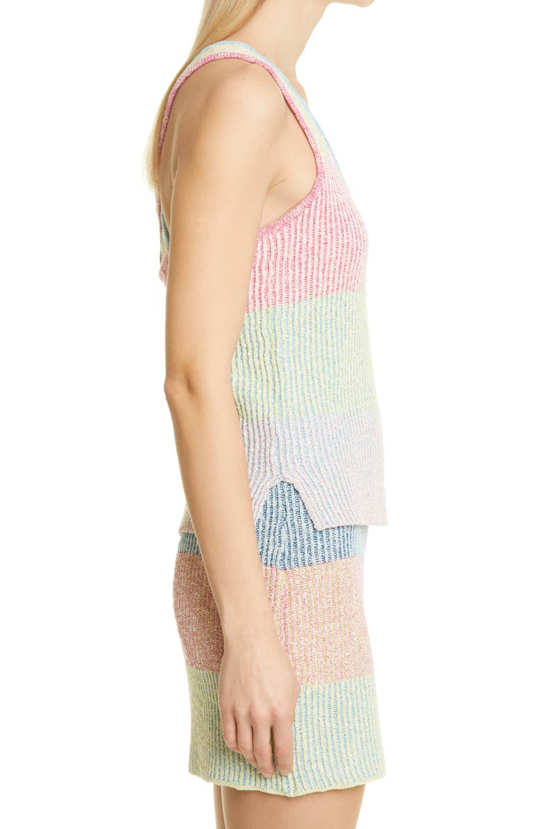 YanYan Two-Tone Tweed Tank, Alternate, color,