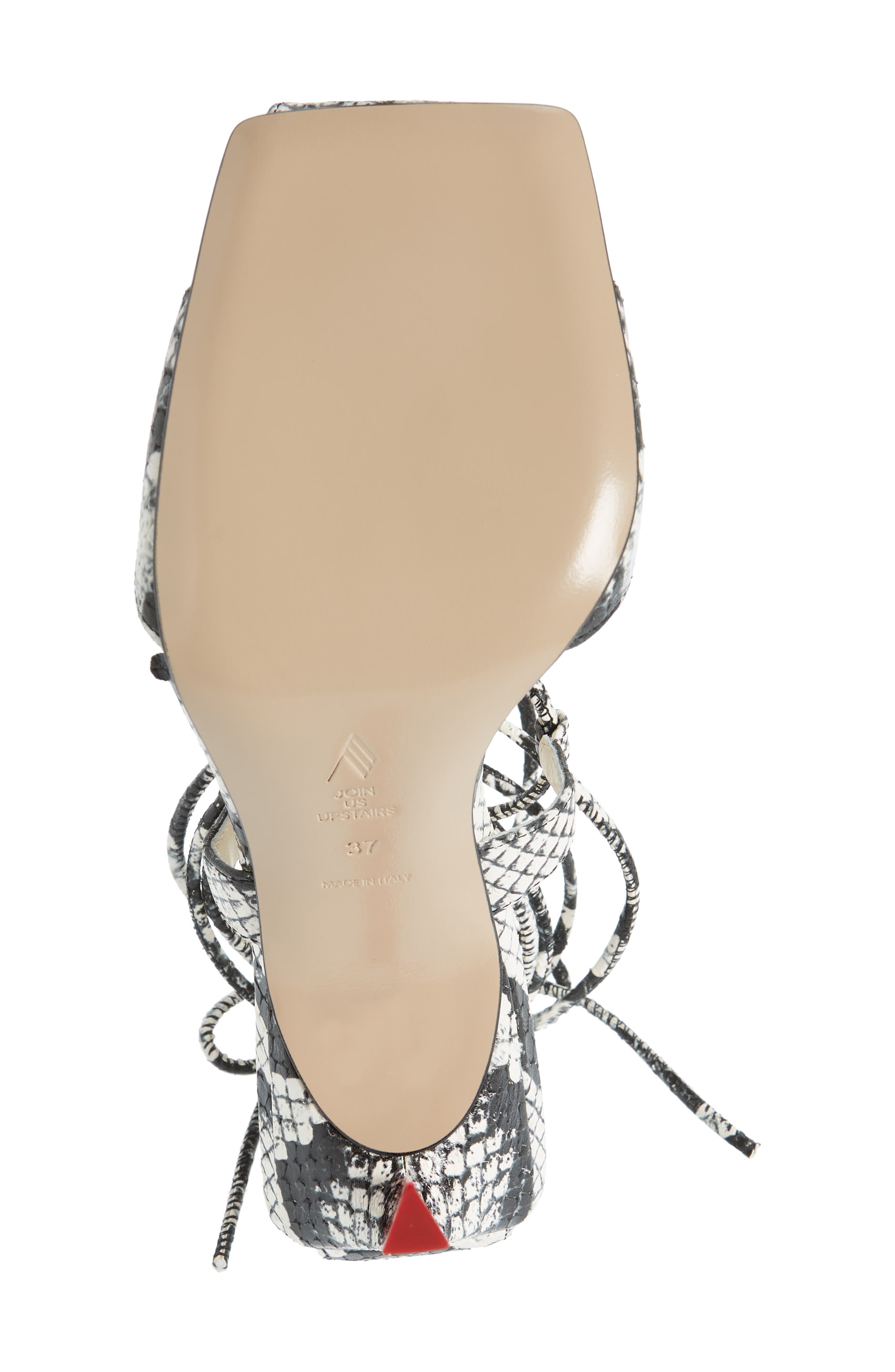 The Attico Adele Lace-Up Sandal, Alternate, color, 