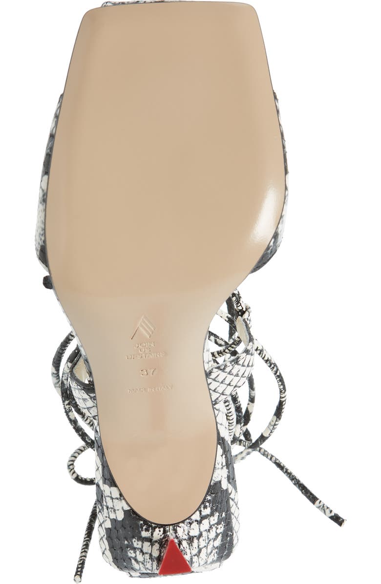 The Attico Adele Lace-Up Sandal, Alternate, color,