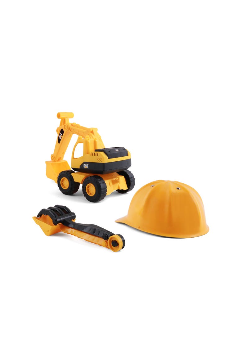 Funrise Cat Construction Fleet Sand Set, Excavator, Alternate, color, Multicolored
