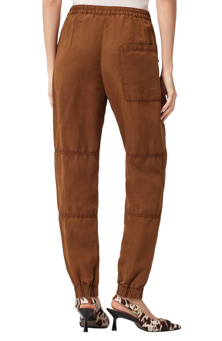 AllSaints Val Twill Cargo Pants, Alternate, color, Cognac Brown