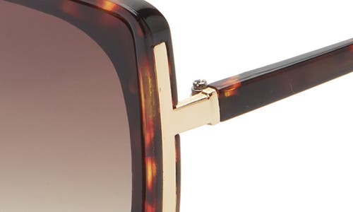 Vince Camuto 53mm Square Sunglasses In Brown