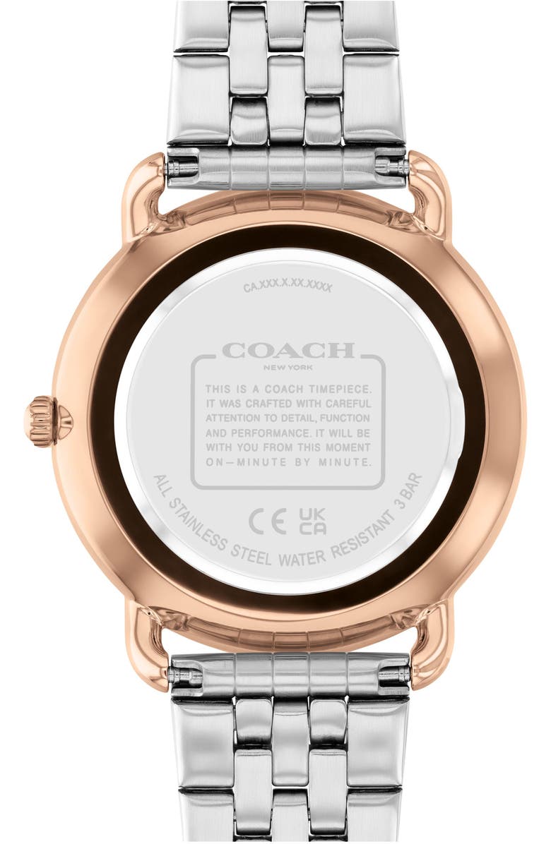 COACH Elliot Bracelet Watch, Alternate, color, White
