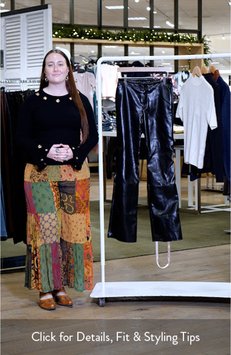 Adara Faux Leather Pants, sales video thumbnail